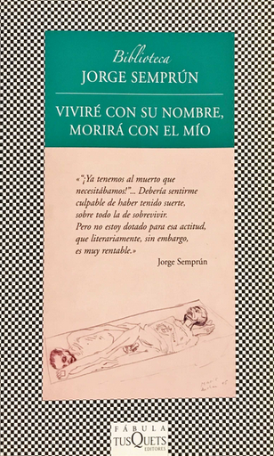 [9788483833872] VIVIRÉ CON SU NOMBRE, MORIRÁ CON EL MÍO