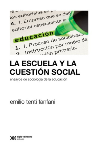 [9789876291859] LA ESCUELA Y LA CUESTIÓN SOCIAL