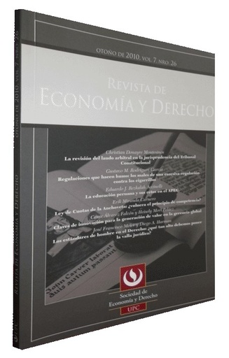 [3046] REVISTA DE ECONOMÍA Y DERECHO, 26