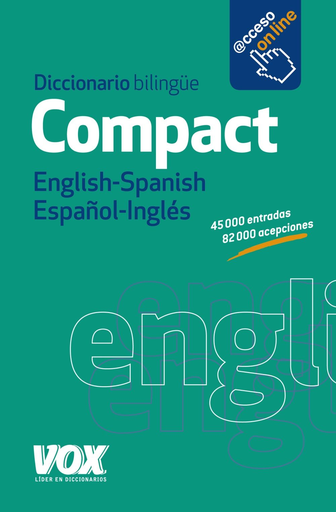 [9788499740430] DICCIONARIO COMPACT ENGLISH-SPANISH / ESPAÑOL-INGLES
