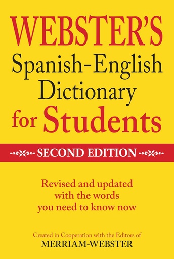 [9781596951655] WEBSTER'S SPANISH-ENGLISH DICTIONARY FOR STUDENTS