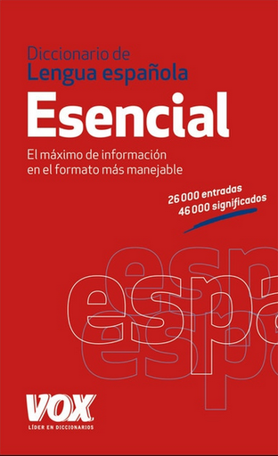 [9788499743394] DICCIONARIO ESENCIAL DE LA LENGUA ESPAÑOLA