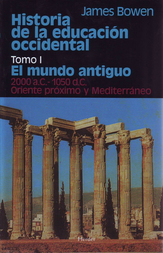 [9788425410222] HISTORIA DE LA EDUCACIÓN OCCIDENTAL I