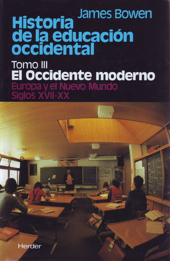 [9788425414657] HISTORIA DE LA EDUCACIÓN OCCIDENTAL III