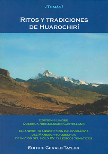 [9789972623585] RITOS Y TRADICIONES DE HUAROCHIRÍ