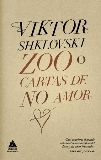 [9788493780913] ZOO O CARTAS DE NO AMOR