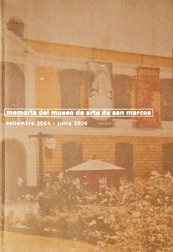 [0000000111149] MEMORIA DEL MUSEO DE ARTE DE SAN MARCOS