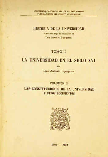[0000000111260] HISTORIA DE LA UNIVERSIDAD: LA UNIVERSIDAD EN EL SIGLO XVI (Tomo I, Vol. II)