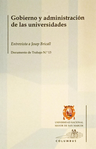 [0000000111135] GOBIERNO Y ADMINISTRACIÓN DE LAS UNIVERSIDADES