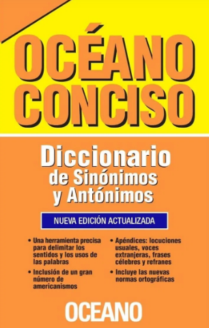 [9789583202810] OCÉANO CONCISO: DICCIONARIO DE SINÓNIMOS Y ANTÓNIMOS