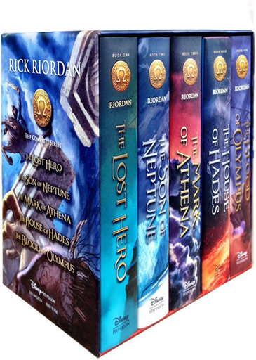 [9781484720721] THE HEROES OF OLYMPUS (boxed set, 5 vols., tapa dura)