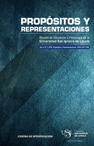 [0000000114048] PROPÓSITOS Y REPRESENTACIONES Vol. 4/ Nº1