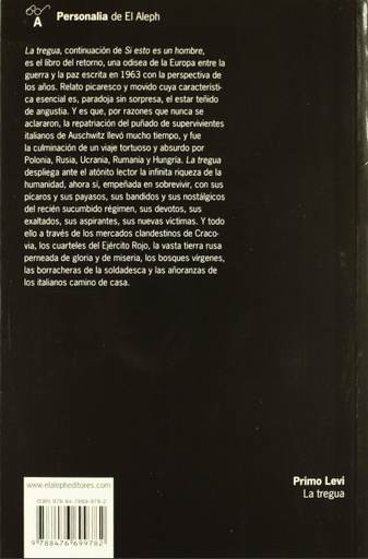 [9788476699782] LA TREGUA