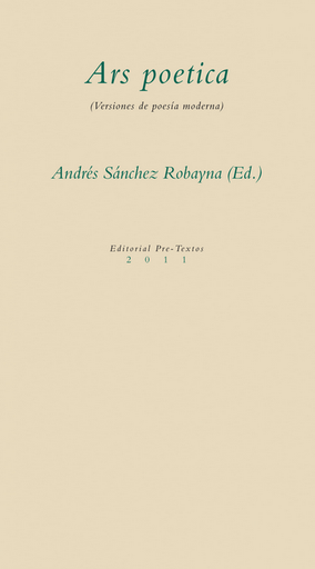 [9788415297321] ARS POÉTICA