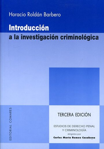 [9788490453919] INTRODUCCIÓN A LA INVESTIGACIÓN CRIMINOLÓGICA