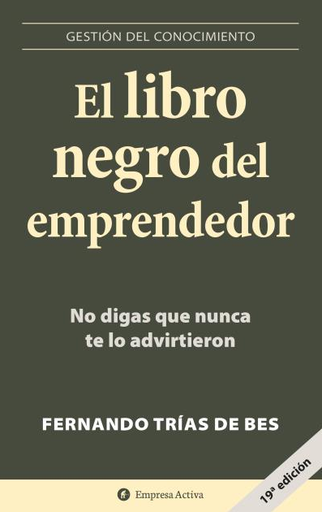 [9788496627260] EL LIBRO NEGRO DEL EMPRENDEDOR