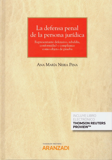 [9788491975069] LA DEFENSA PENAL DE LA PERSONA JURÍDICA