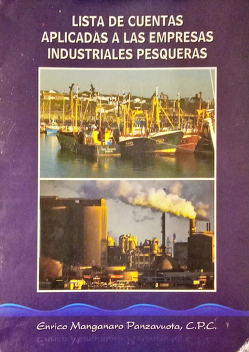 [0000000110882] LISTA DE CUENTAS APLICADAS A LAS EMPRESAS INDUSTRIALES PESQUERAS