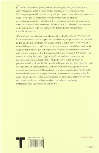 [9788475068664] EL ANILLO DEL NIBELUNGO