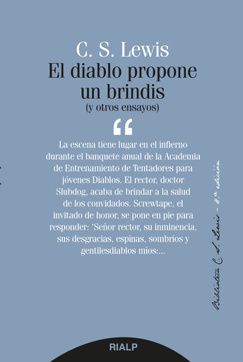 [9788432147593] EL DIABLO PROPONE UN BRINDIS