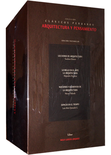 [9786124206061] ARQUITECTURA Y PENSAMIENTO (4 vols.)