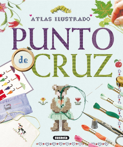 [9788467738049] ATLAS ILUSTRADO DE PUNTO DE CRUZ