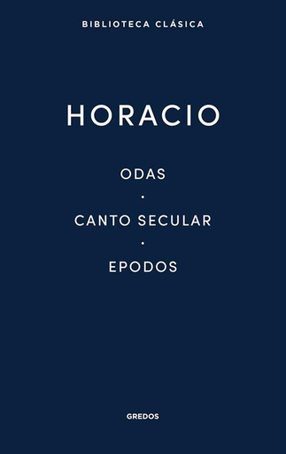 [9788424939007] ODAS / CANTO SECULAR / EPODOS