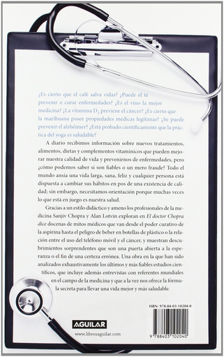 [9788403102040] EL DOCTOR CHOPRA DICE