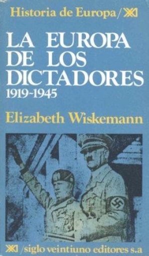 [9788432302992] LA EUROPA DE LOS DICTADORES 1919-1945