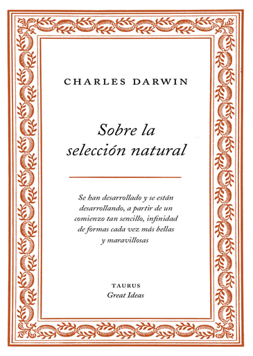 [9788430609277] SOBRE LA SELECCIÓN NATURAL
