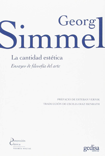 [9788417341428] LA CANTIDAD ESTÉTICA