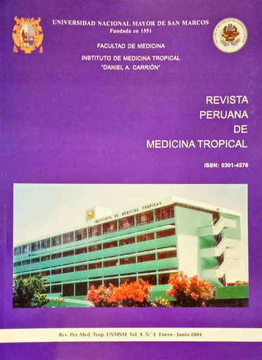 [0000000111132] REVISTA PERUANA DE MEDICINA TROPICAL (Vol. 9, N°1, enero-junio 2004)