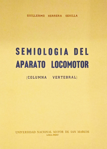 [0000000111133] SEMIOLOGÍA DEL APARATO LOCOMOTOR