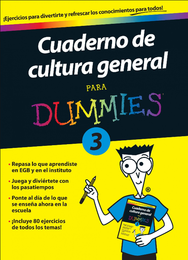 [9788432900723] CUADERNO DE CULTURA GENERAL PARA DUMMIES 3