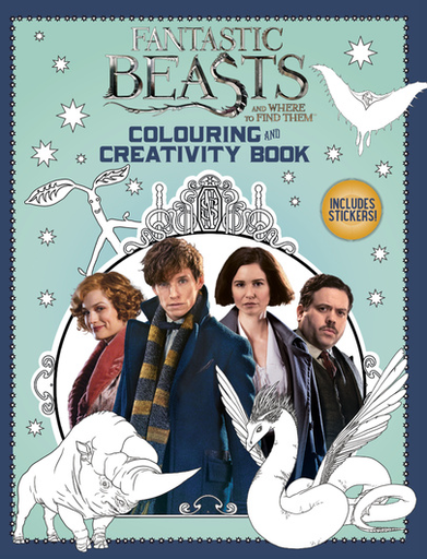 [9781338116809] FANTASTIC BEASTS AND WHERE TO FIND THEM: Coloring and creativity book