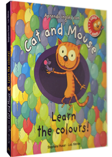 [9788467830866] CAT AND MOUSE: LEARN THE COLOURS!