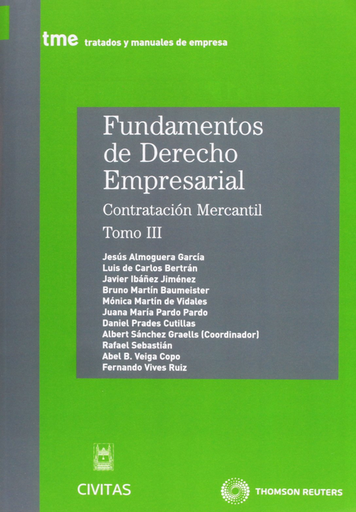 [9788447038619] FUNDAMENTOS DE DERECHO EMPRESARIAL III