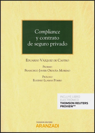 [9788413454160] COMPLIANCE Y CONTRATO DE SEGURO PRIVADO
