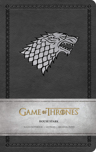 [9781683836650] GAME OF THORNES - House Stark (Leather Ruled Notebook)