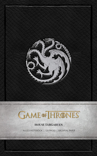 [9781683836667] GAME OF THRONES - House Targaryen (Leather Ruled Notebook)