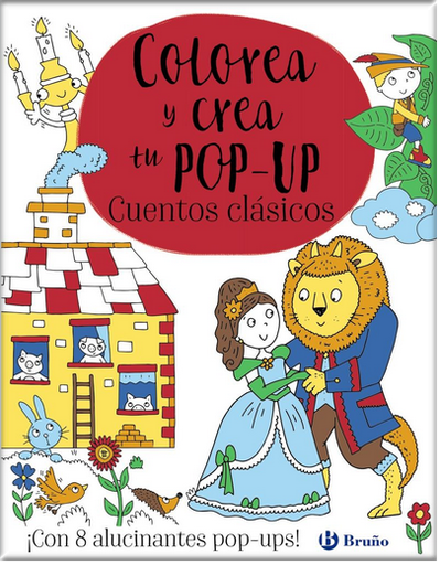 [9788469665671] COLOREA Y CREA TU POP-UP: CUENTOS CLÁSICOS