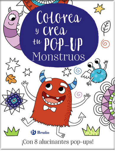 [9788469628737] COLOREA Y CREA TU POP-UP: MONSTRUOS