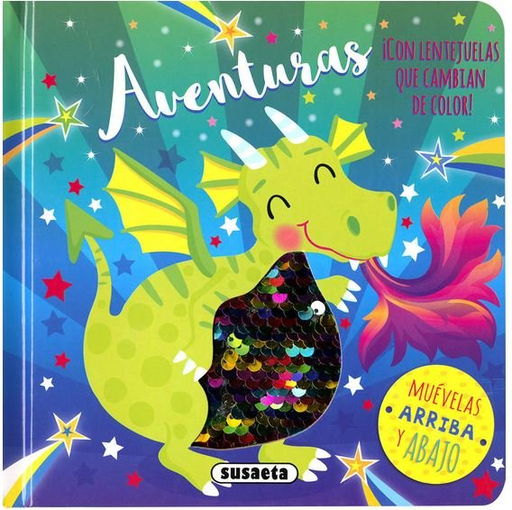 [9788467767285] AVENTURAS: ¡CON LENTEJUELAS QUE CAMBIAN DE COLOR!