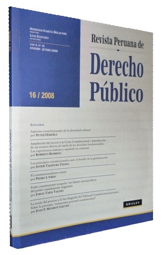 [000408] REVISTA PERUANA DE DERECHO PÚBLICO 16