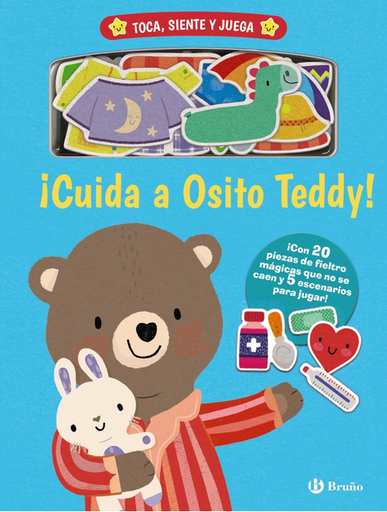 [9788469666364] TOCA, SIENTE Y JUEGA: ¡CUIDA A OSITO TEDDY!