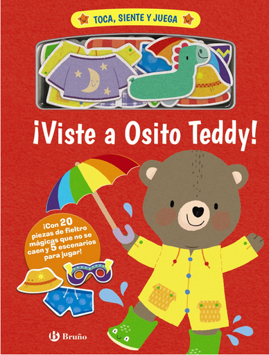 [9788469666357] TOCA, SIENTE Y JUEGA: ¡VISTE A OSITO TEDDY!