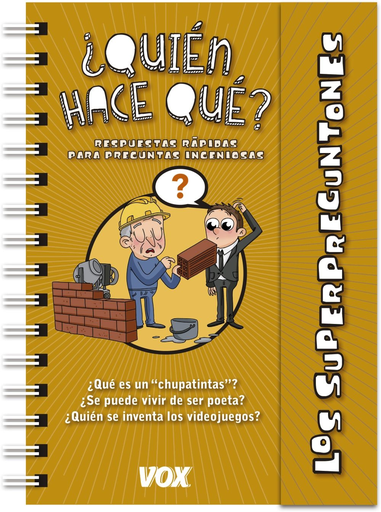 [9788499742892] LOS SUPERPREGUNTONES: ¿QUIÉN HACE QUÉ?