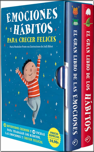 [9788418128424] Estuche regalo: EMOCIONES Y HÁBITOS PARA CRECER FELICES