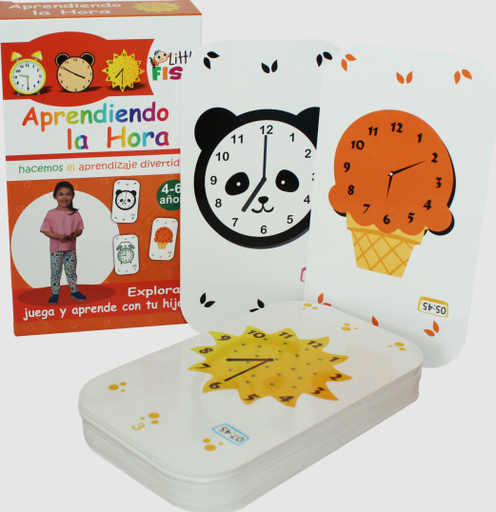 [731034821834] FLASHCARDS: APRENDIENDO LA HORA