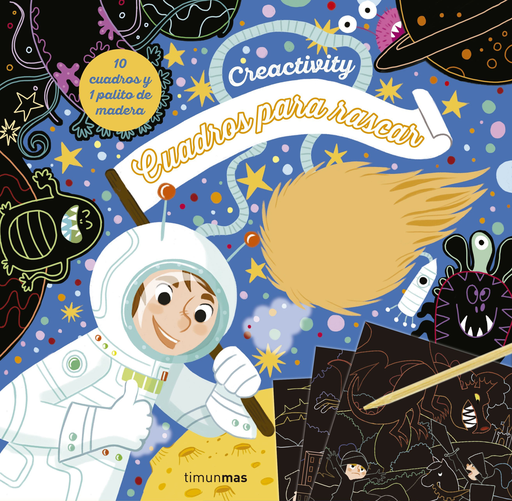 [9788408200543] CREACTIVITY: CUADROS PARA RASCAR - AVENTURAS